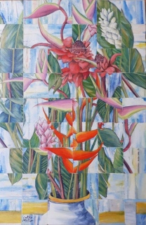 MOSAÏQUE BOUQUET - OEUVRES DES ANTILLES TOUJOURS DISPO