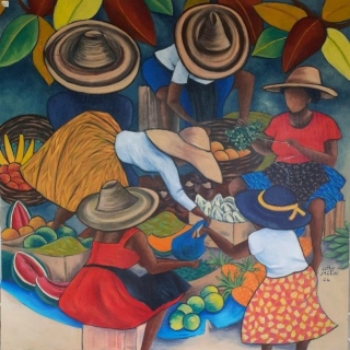 MARCHE SOUS FEUILLAGES - OEUVRES DES ANTILLES TOUJOURS DISPO
